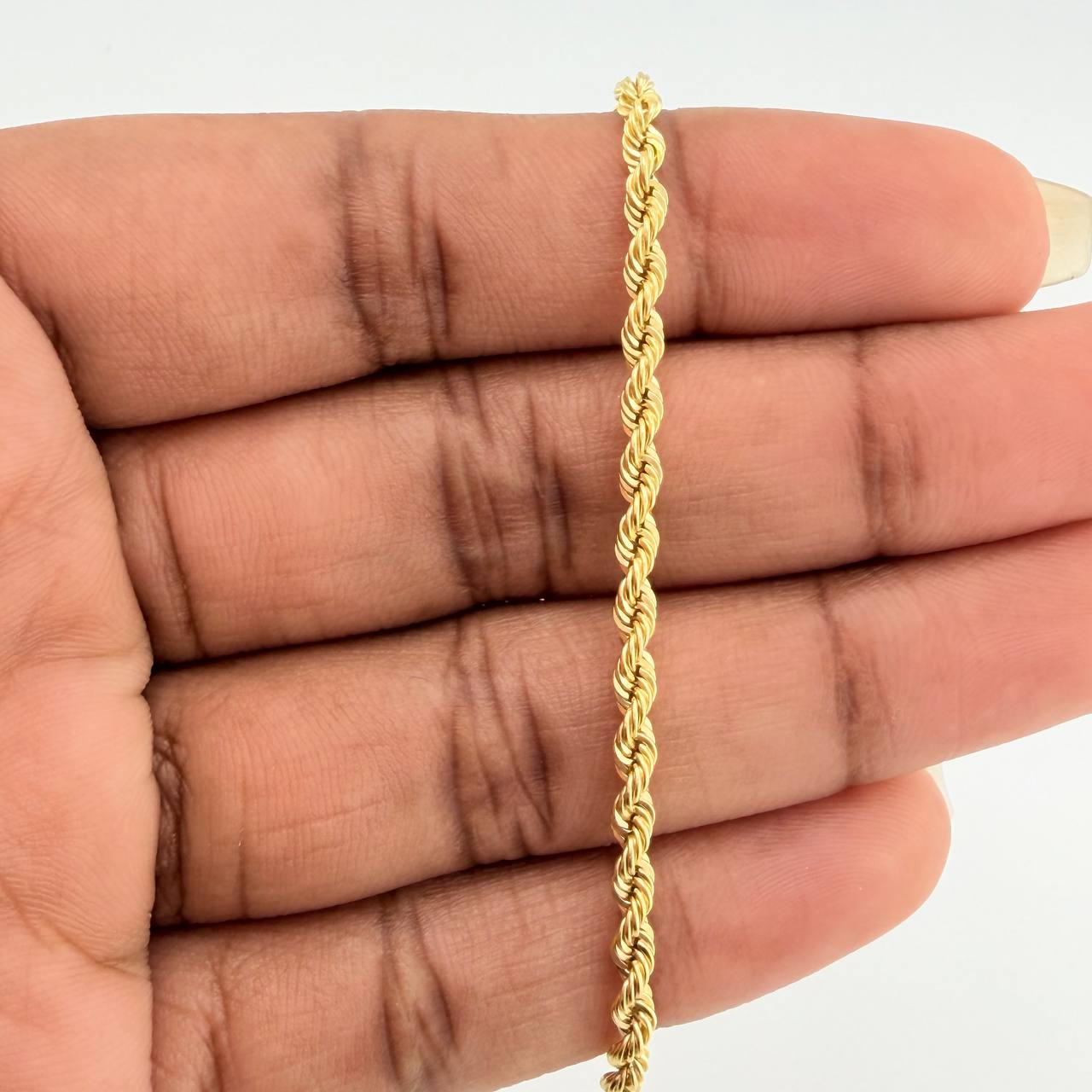 Pulso Lazo 1.75gr / 7 1/2 in / 2.64mm Oro Amarillo +3 18K $