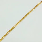 Pulso Cubana 1.95gr / 7 1/2 in / 2.68mm Oro Amarillo +1 18K $