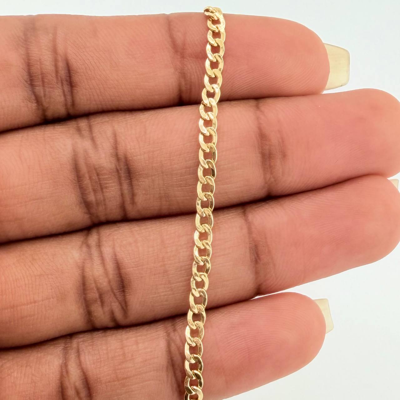 Pulso Cubana 1.95gr / 7 1/2 in / 2.68mm Oro Amarillo +1 18K $