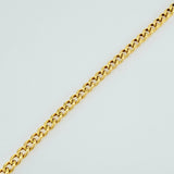 Pulso Cubana 3.8gr / 7 1/2 in / 3.63mm Oro Amarillo +1 18K $