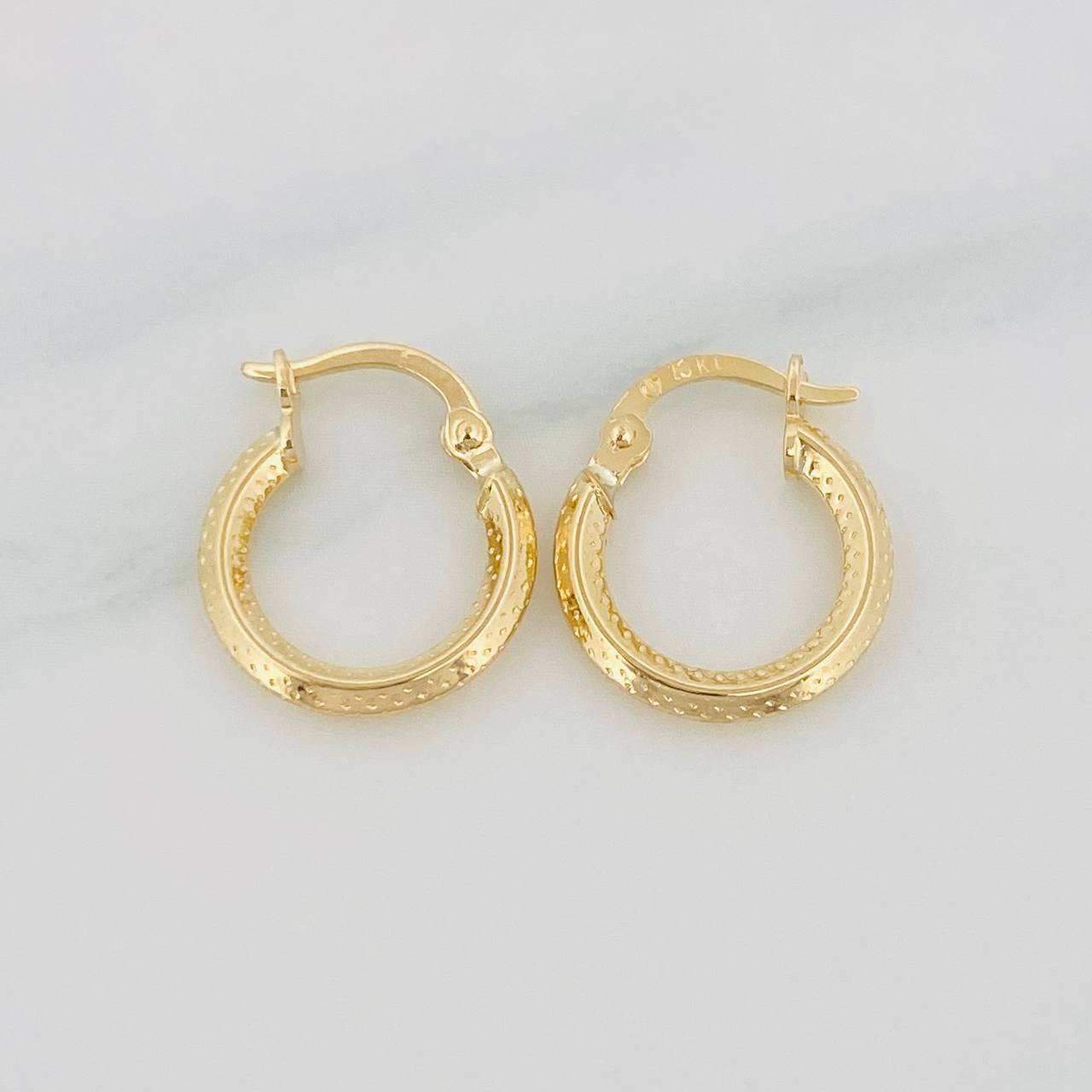 Candongas Ciri 1.05g / 1/2 in Oro Amarillo 18K