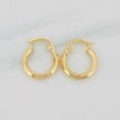 Candongas Ciri 1.05g / 1/2 in Oro Amarillo 18K