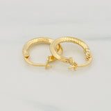 Candongas Ciri 1.05g / 1/2 in Oro Amarillo 18K