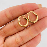 Candongas Ciri 1.05g / 1/2 in Oro Amarillo 18K