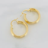 Candongas Winter 3.1g / 3/4 in Oro Amarillo 18K