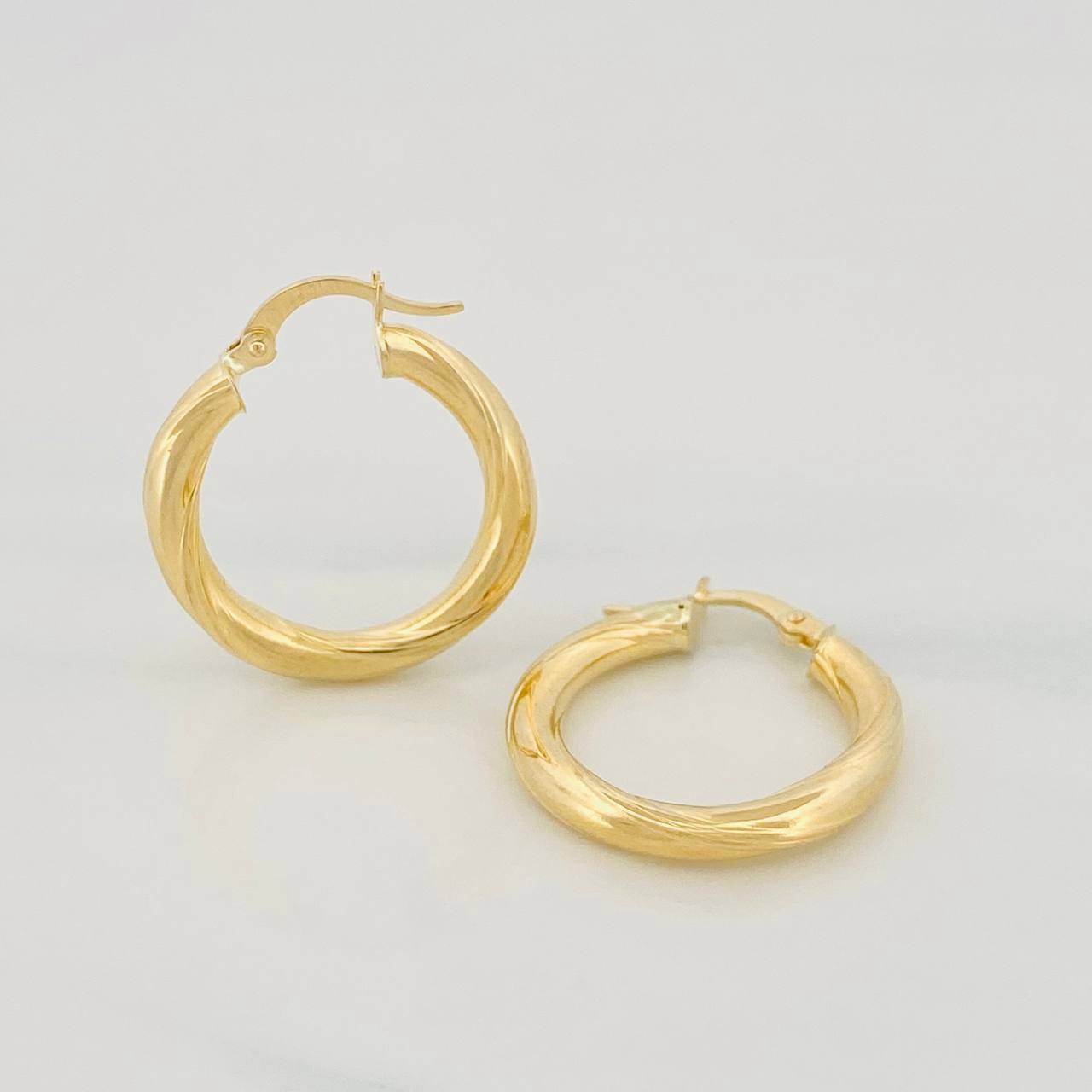 Hoop Earrings Germa 3g / 1 in Yellow Gold 18K