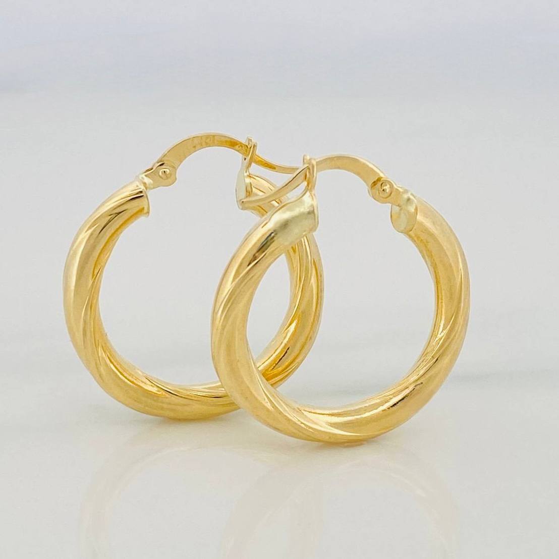 Hoop Earrings Germa 3g / 1 in Yellow Gold 18K