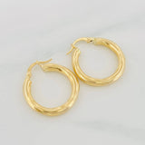 Hoop Earrings Germa 3g / 1 in Yellow Gold 18K