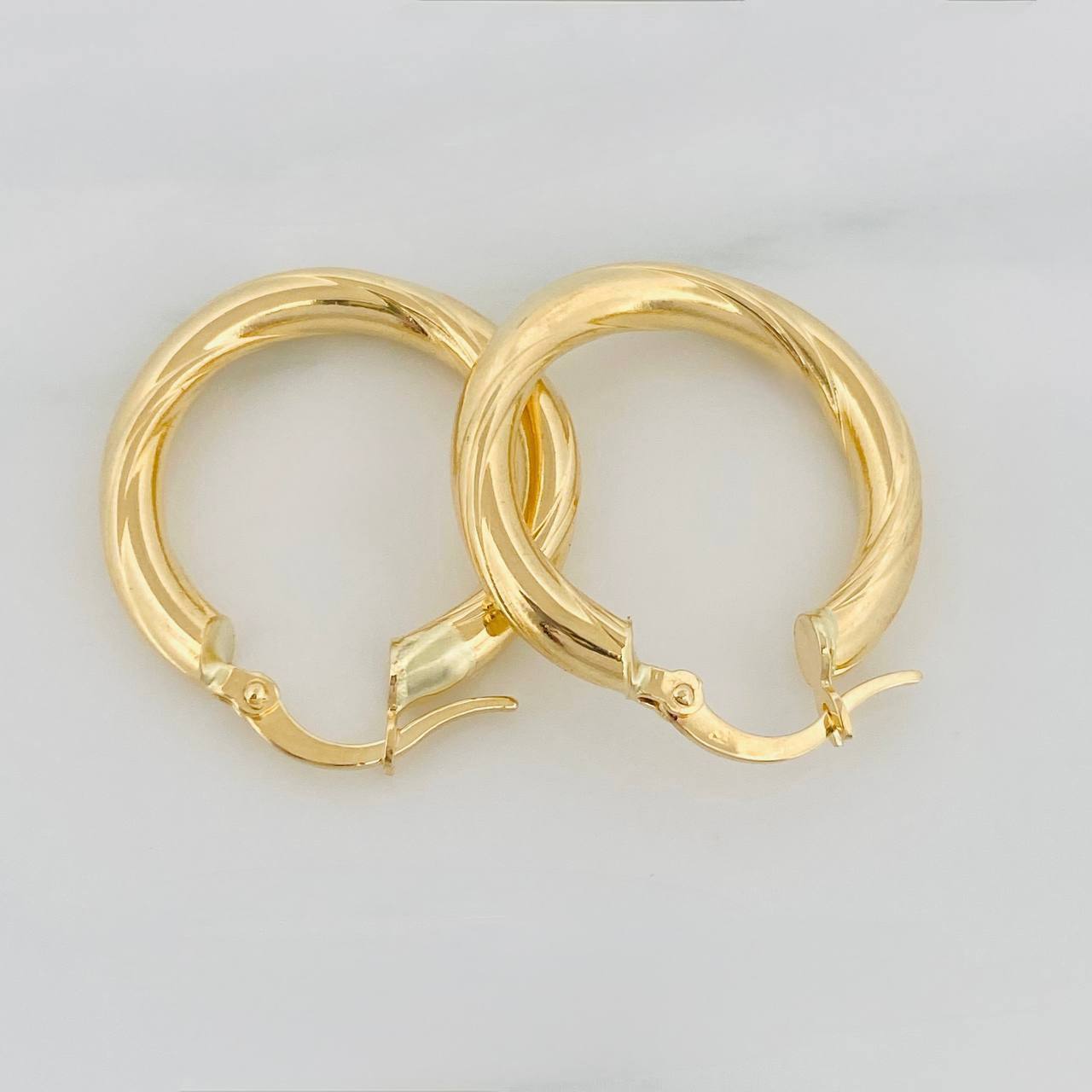 Hoop Earrings Germa 3g / 1 in Yellow Gold 18K