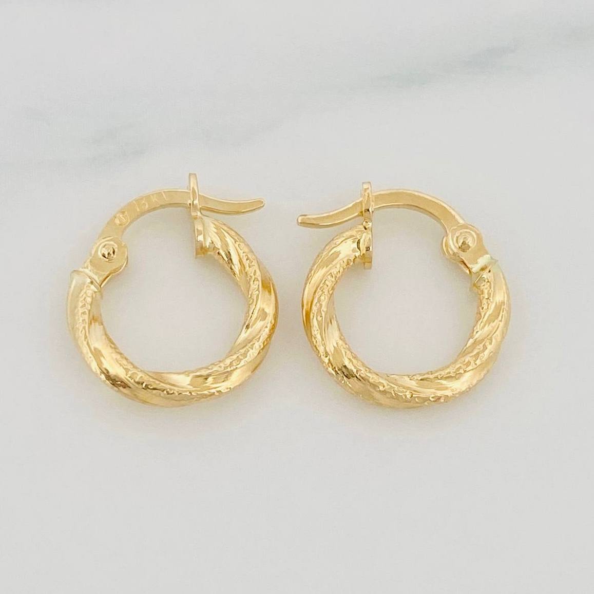Candongas Anny 1g / 1/2 in Oro Amarillo 18K