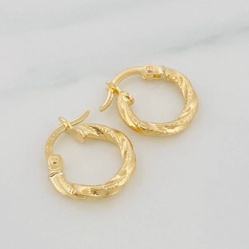 Candongas Anny 1g / 1/2 in Oro Amarillo 18K