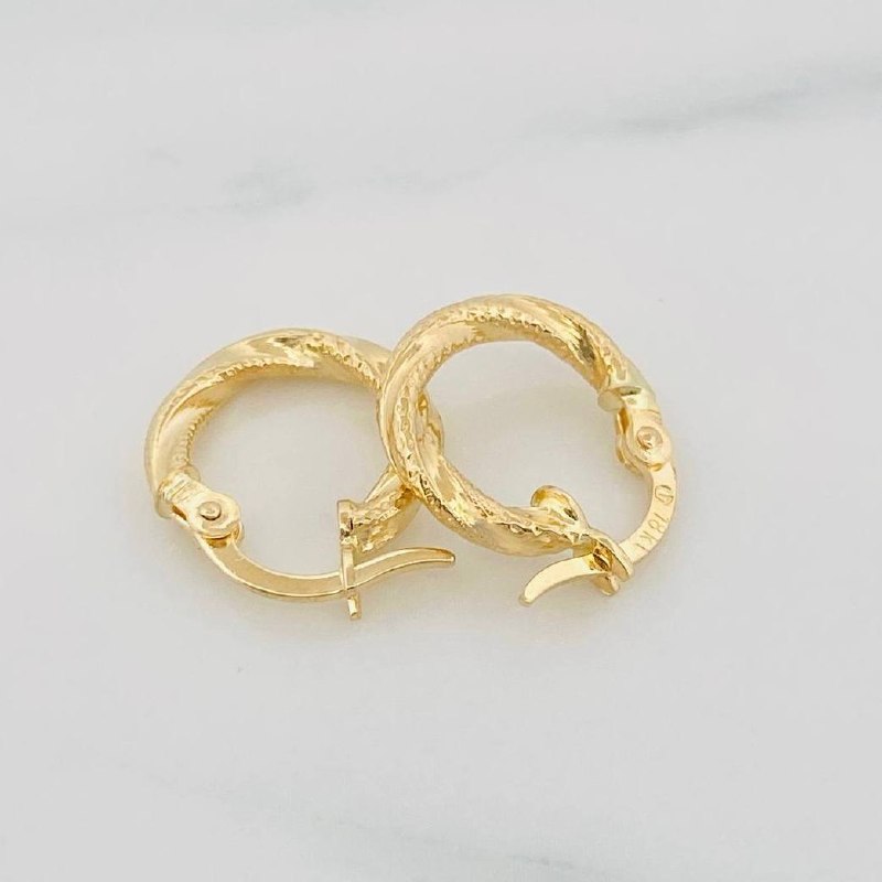 Candongas Anny 1g / 1/2 in Oro Amarillo 18K