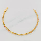 Pulso Tennis 4.45g / 6 1/4 in / 2.5mm Oro Amarillo 18K