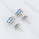 Topos Seis Garras Moisanita 1 Qts 2.15g / in / 7.16mm Oro Blanco 18K