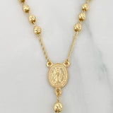Rosario Virgen Milagrosa 10.45g / 24 in / 4mm Oro Amarillo 18K