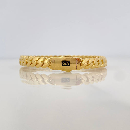 Pulso Cubano Infinito 12g / 7 1/2 in / 6.5mm Oro Amarillo 18K