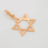 Dije Silueta Estrella 0.75g / 1 in Oro Rosa 18K
