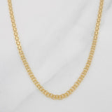 Cadena China 2.25g / 20 in / 1.73mm Oro Amarillo 18K