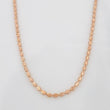 Half Moon Military Chain 4.8g / 16 in / 2mm 18K Rose Gold