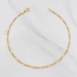 Figaro Bracelet 1.1g / 7 3/4 in / 2.19mm Yellow Gold 18K