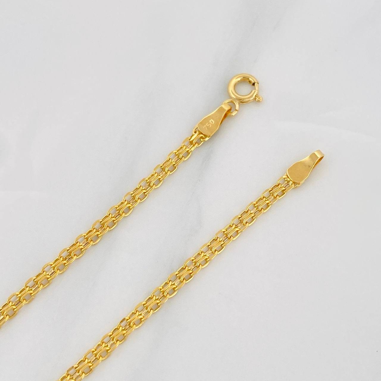 Pulso China 1.35g / 7 1/2 in / 2.22mm Oro Amarillo 18K