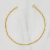 Cuban Links Bracelet 1.05g / 7 1/2 in / 2.4mm Yellow Gold 18K