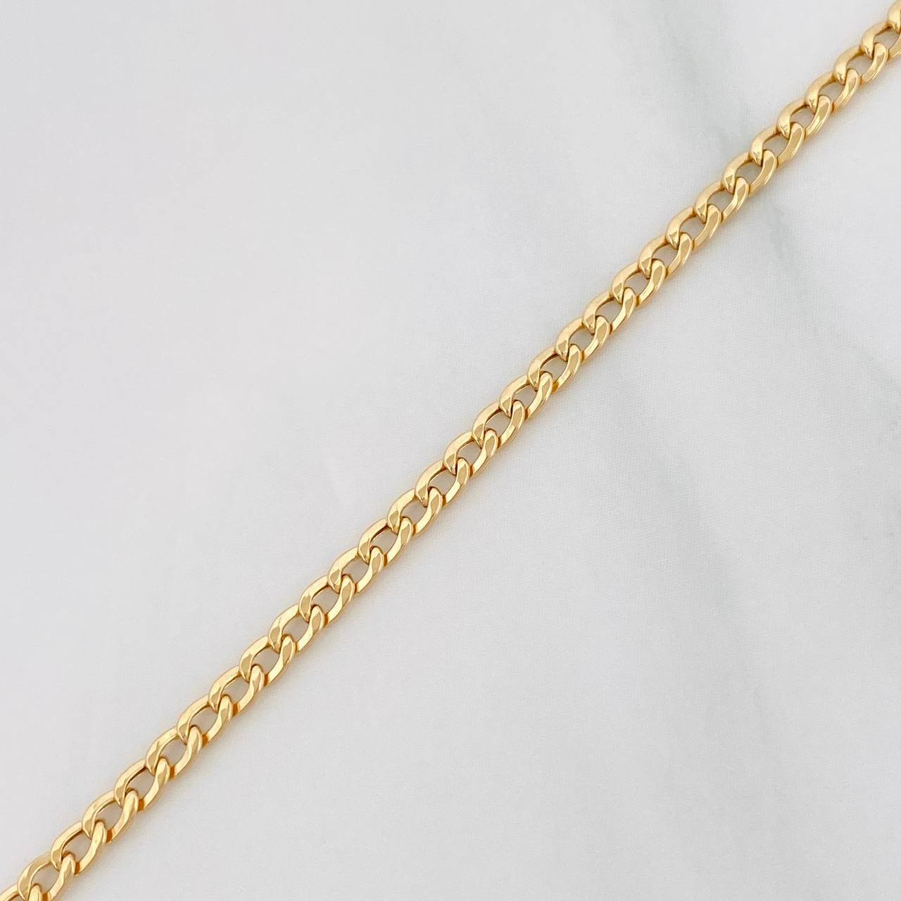 Cuban Links Bracelet 1.05g / 7 1/2 in / 2.4mm Yellow Gold 18K
