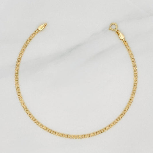 Pulso China 1.5g / 7 1/2 in / 2.15mm Oro Amarillo 18K