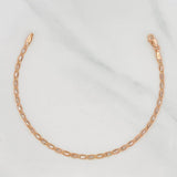 Flat Mariner Bracelet 1.75g / 7 1/2 in / 2.67mm Two Colors White Rose 18K