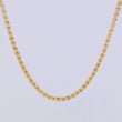 Cadena Ice 14.1 g / 27 3/4 in / 2.4 mm Dos Oros Amarillo Blanco 18K