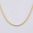Cadena Ice 14.15 g / 27 3/4 in / 2.4 mm Dos Oros Amarillo Blanco 18K