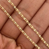 Cadena Escalera Plana 2.55gr / 17 3/4 in / Tres Oros +3 18K $