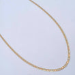 Cadena Escalera Plana 2.55gr / 17 3/4 in / Tres Oros +3 18K $