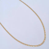 Cadena Escalera Plana 2.55gr / 17 3/4 in / Tres Oros +3 18K $