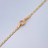 Cadena Escalera Plana 2.5gr / 23 1/2 in / Tres Oros +3 18K $