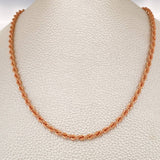 Cadena Lazo 7.2gr / 23 1/2 in / Oro Rosa +3 18K $