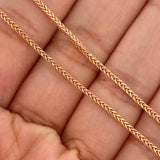 Cadena Franco 3.7gr / 23 1/2 in / Oro Rosa +3 18K $