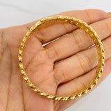 Pulso Cubano Infinito Diamantado 14.15g / 7 1/2 in / 8.17mm Oro Amarillo 18K