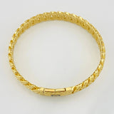 Pulso Cubano Infinito Diamantado 14.15g / 7 1/2 in / 8.17mm Oro Amarillo 18K