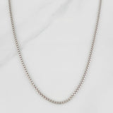 Cadena Veneciana 17.75g / 24 in / 1.98mm Oro Blanco 18K