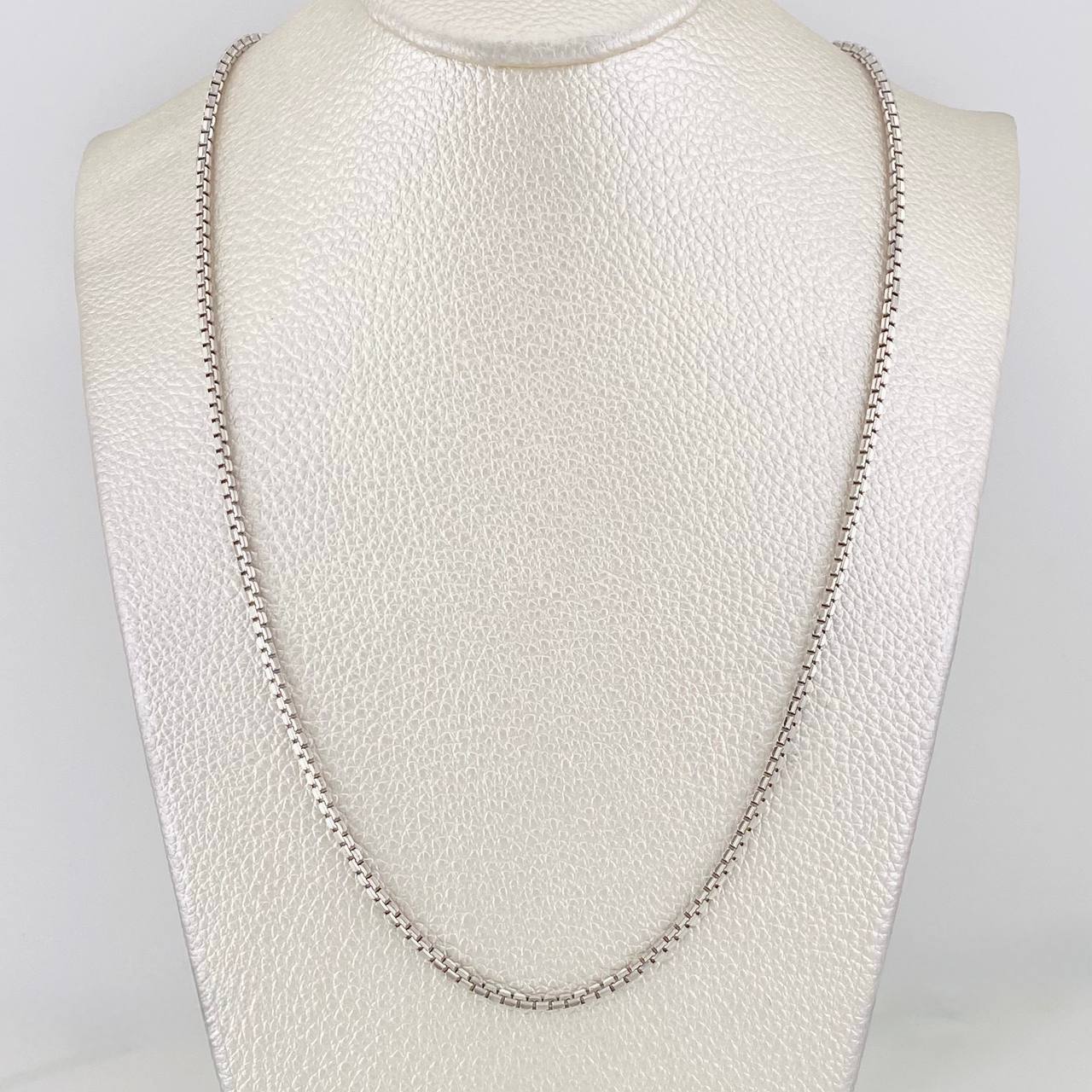 Cadena Veneciana 17.75g / 24 in / 1.98mm Oro Blanco 18K