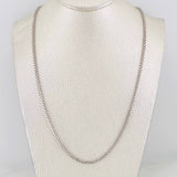 Cadena Veneciana 17.75g / 24 in / 1.98mm Oro Blanco 18K