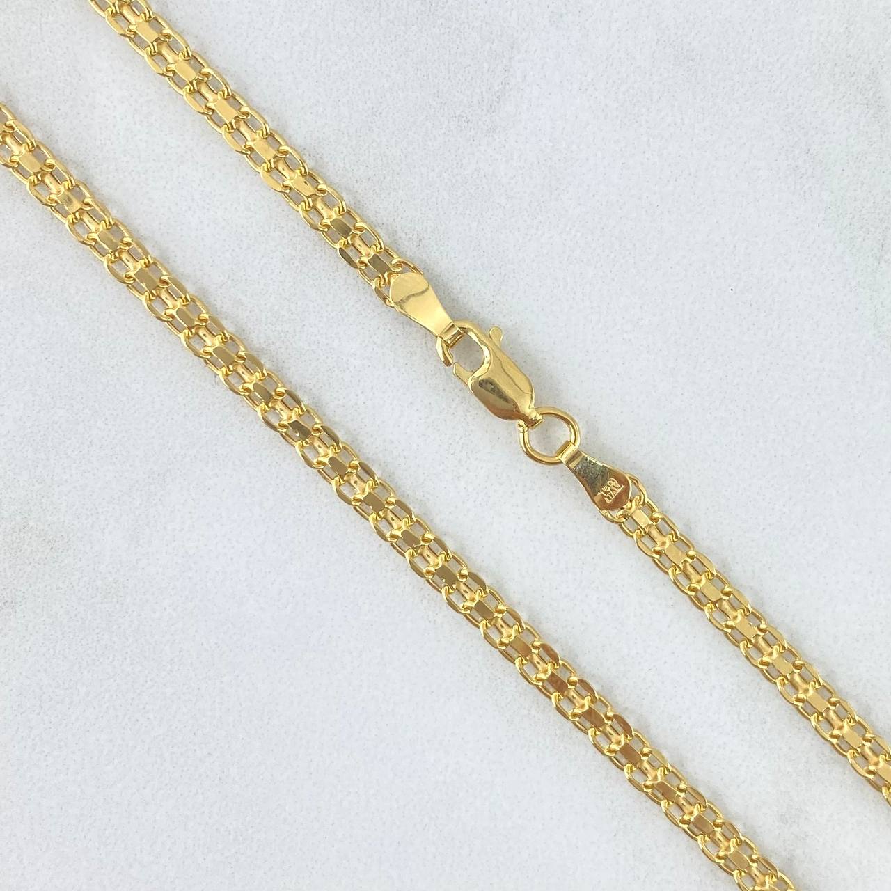 Cadena China 4.6gr / 19 3/4 in / 3.3mm Oro Amarillo +1 18K ©