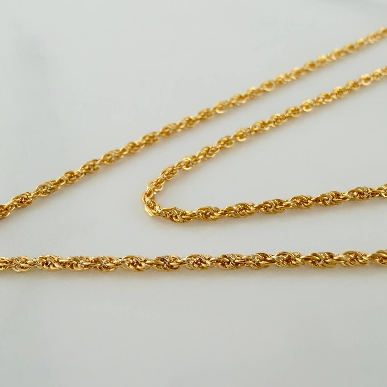 Set Cadena Lazo + Dije Oso / 1,25gr / 17 3/4 in Oro Amarillo 18K