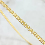 Cadena China 4.6gr / 19 3/4 in / 3.3mm Oro Amarillo +1 18K