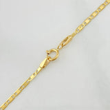 Flat Mariner Chain 5.55g / 24 in / 2.3mm 18K Yellow Gold