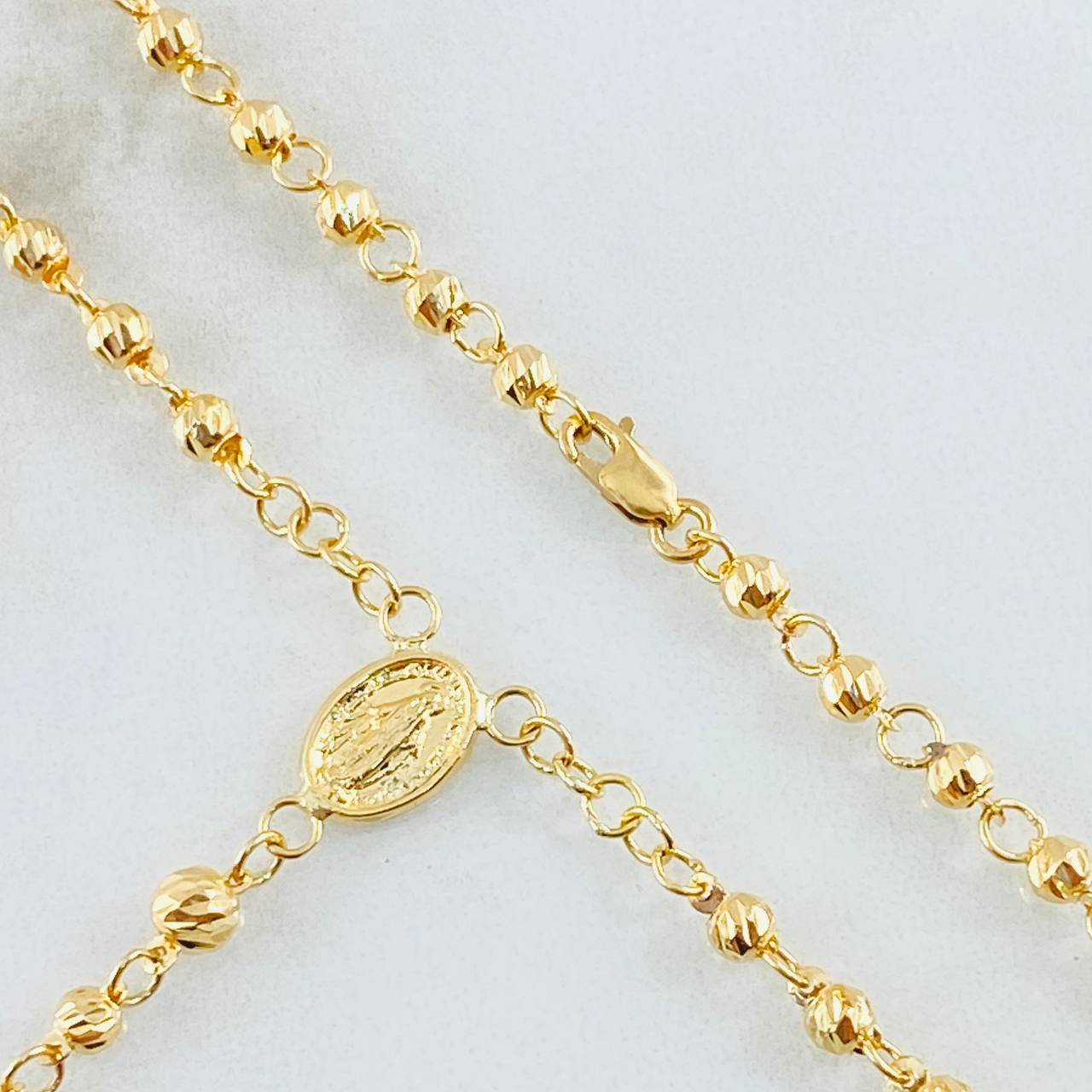 Miraculous Virgin Rosary 7gr / 17 3/4 in / 18K Yellow Gold *