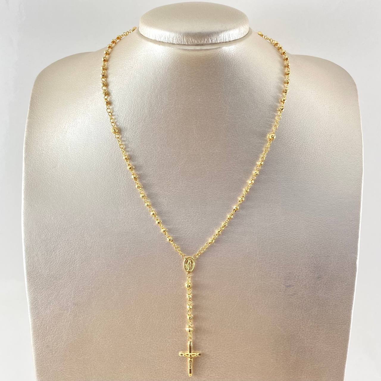 Miraculous Virgin Rosary 7gr / 17 3/4 in / 18K Yellow Gold *