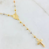 Miraculous Virgin Rosary 9.45gr / 23 1/2 in / Three 18K Golds *