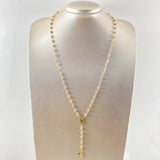 Miraculous Virgin Rosary 9.45gr / 23 1/2 in / Three 18K Golds *